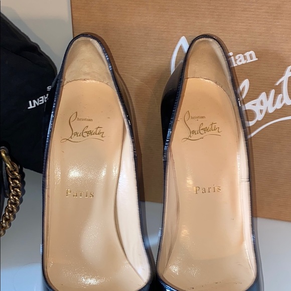Christian Louboutin So Kate 120mm Black patent - Picture 3 of 4